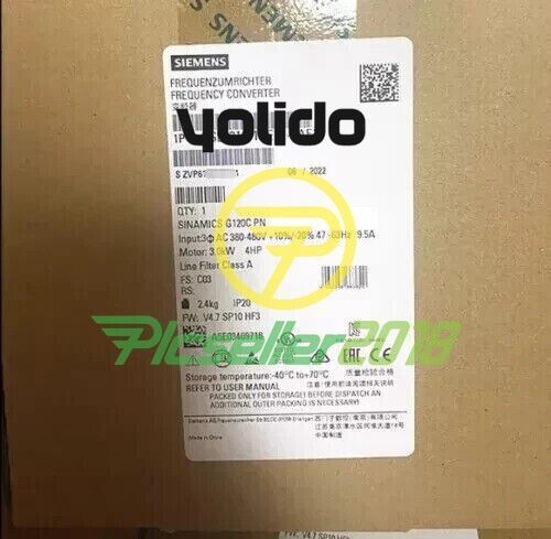 6SL3210-1KE17-5AF1 New Siemens SINAMICS G120C Inverter 6SL3210-1KE17-5AF1