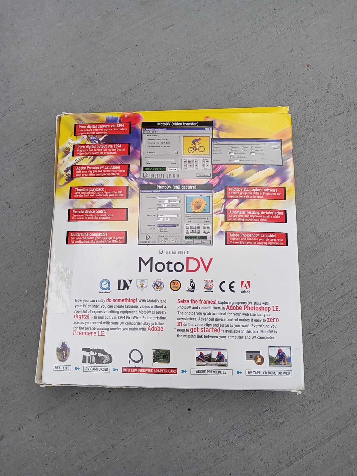 Digital Origin MotoDV Windows 98/NT/2000 Mac OS Brand New Sealed Editing