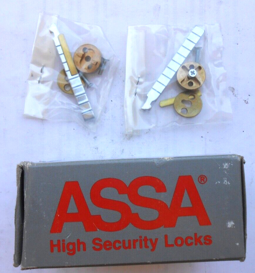 lot of 2  set ASSA  High Security  RIM-LAZY MOTION TAIL PIECE 600/TWIN