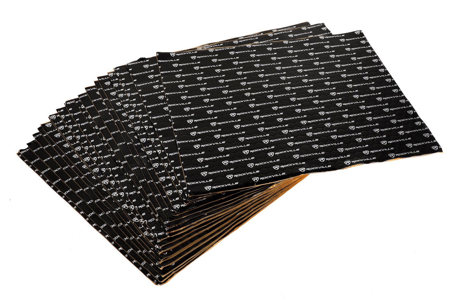 Rockville RockMat 50-15 50 Sq Ft 1.5MM 60 MIL Sound Vibration Deadener Car Kit