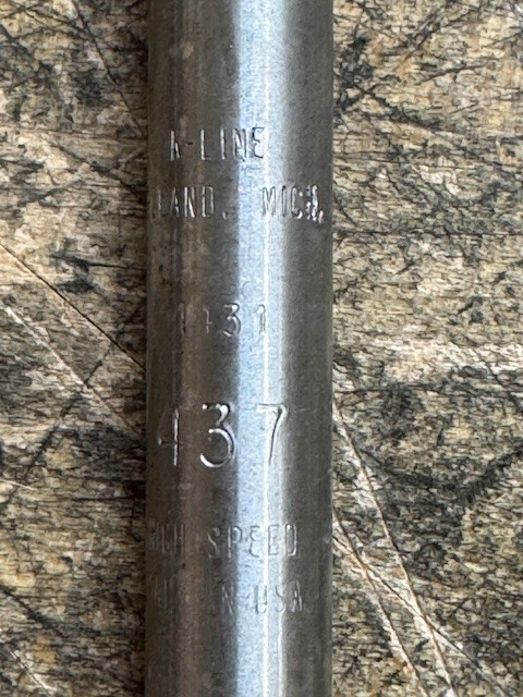 K-Line 1131 Valve Guide Reamer Tool .437