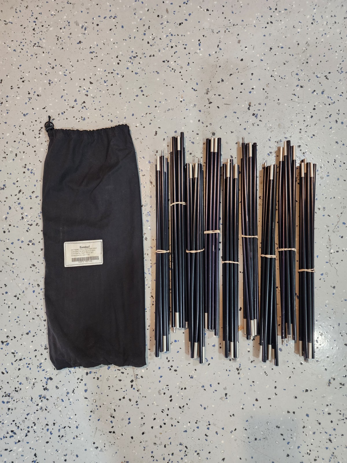 Eureka USMC 4 Man Extreme Cold Weather Tent Replacement Pole Set (Used) ECW