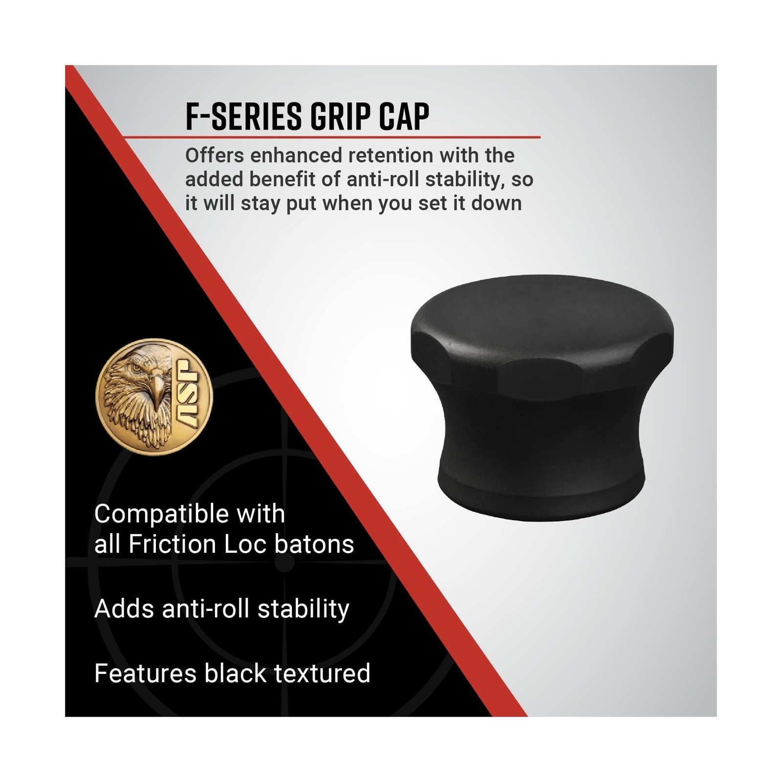 ASP Friction Baton Caps Grip