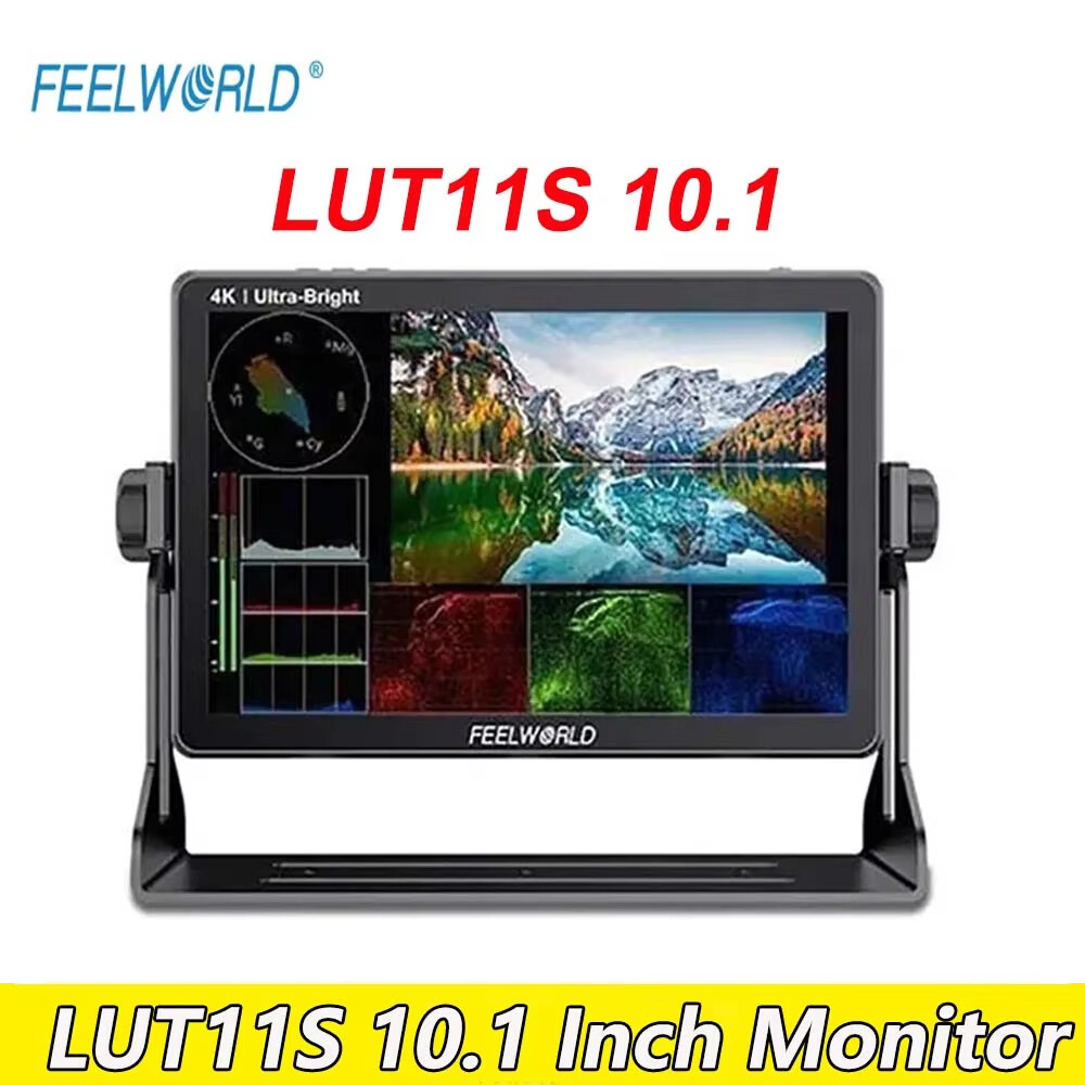 FEELWORLD LUT11S 10.1 Inch 2000nit Director Monitor Touch Screen for DSLR Camera
