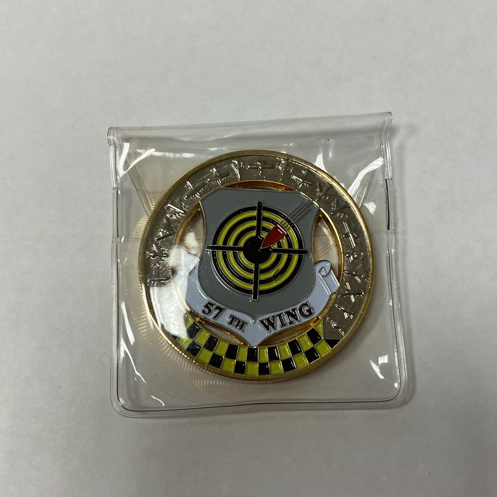 57th Wing USAF Weapons School Red Flag Thunderbird America’s Edge Challenge Coin