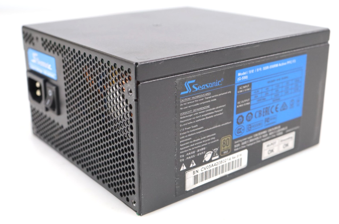 Seasonic G Series 80 Plus Gold 550W SSR-550RM Power Supply