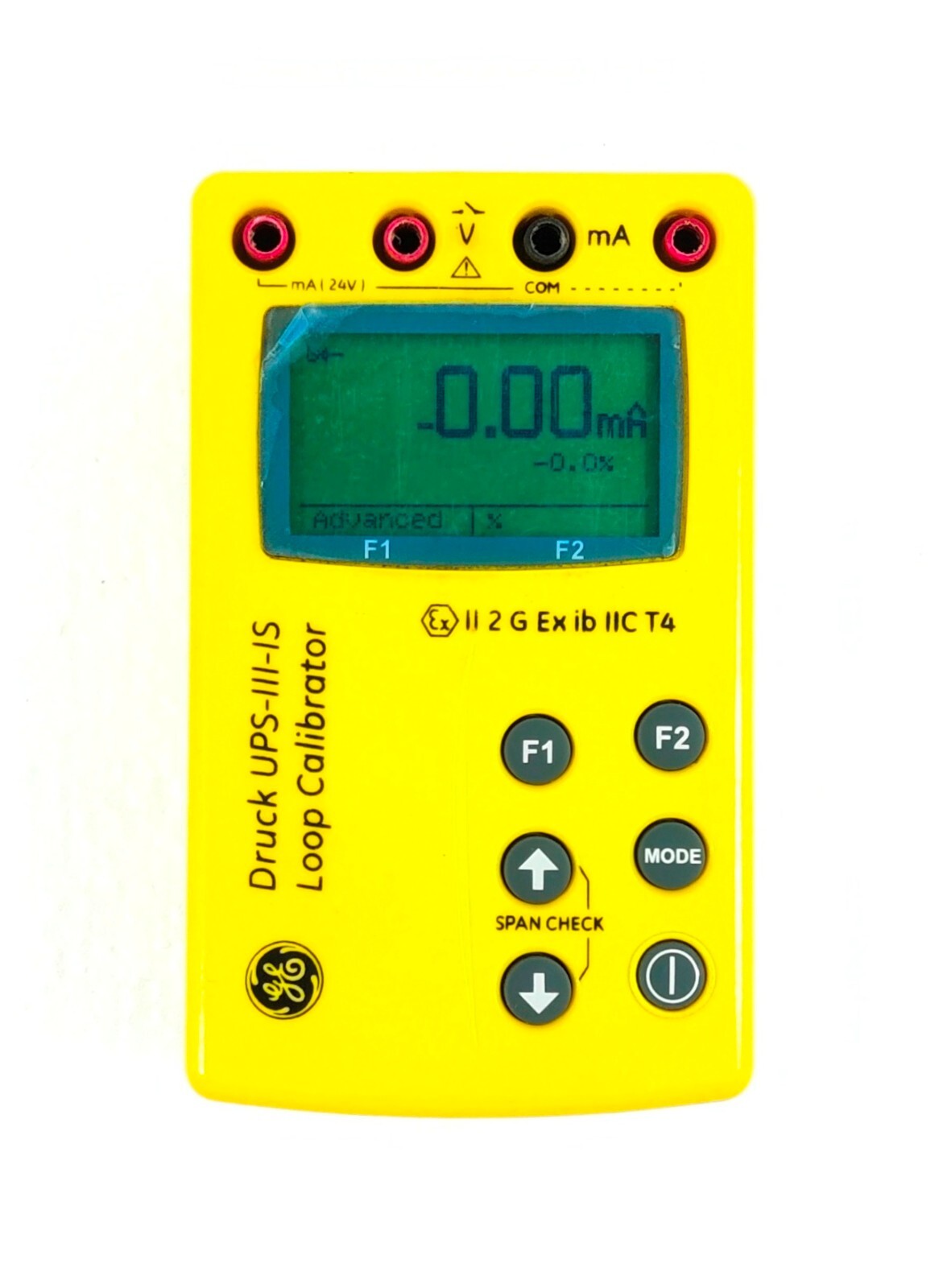 GE DRUCK UPS-III-IS INTRINSICALLY SAFE LOOP CALIBRATOR (MINOR BODY CRACK)