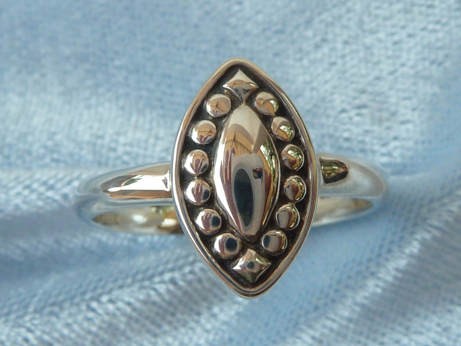 Beautiful Sculpted Sterling Ring, Size 4.5, 6, 7, 8, & 9, Konder #572