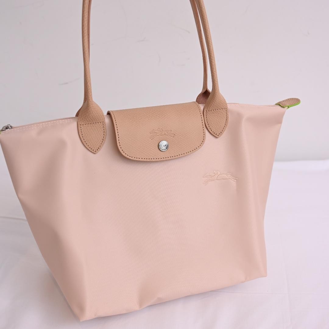 LONGCHAMP Pliage M Tote Bag Nylon Pink New From Japan