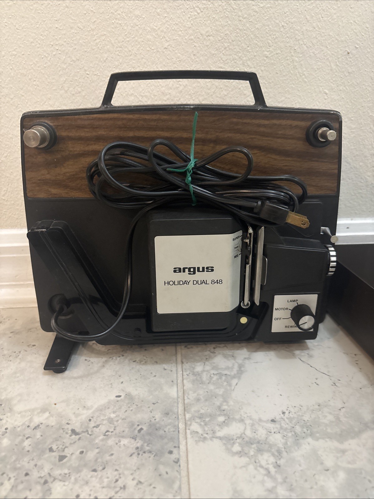 Vintage Argus Movie Projector Holiday Dual 848 Tested Working