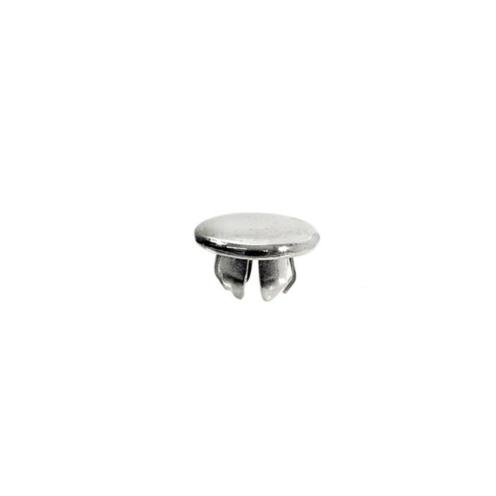 Chrome Plug Button.  For 1/4" hole size