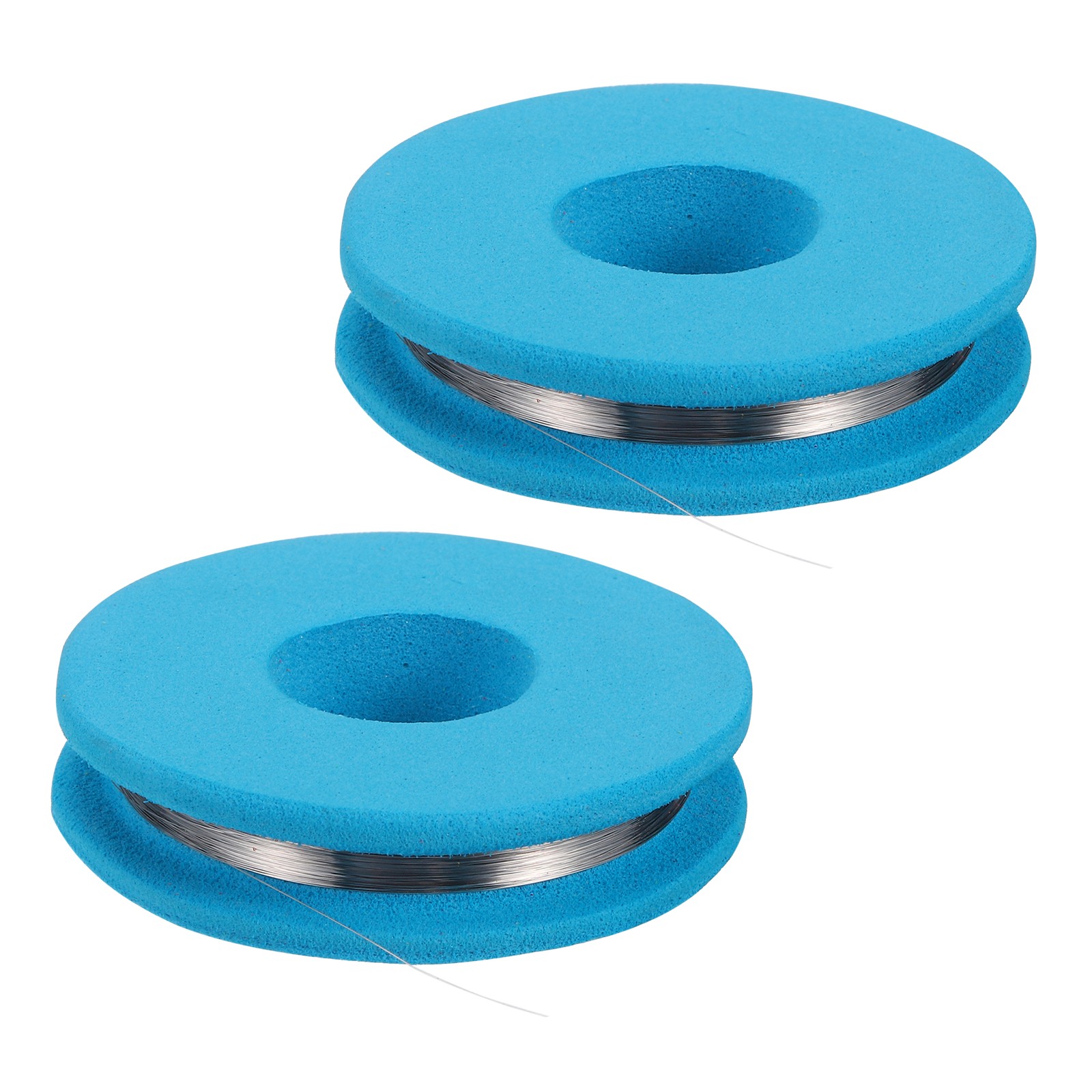 2pcs 40 AWG 66ft Nichrome Wire Cr20Ni80 Electric Heating Resistance Wire Blue