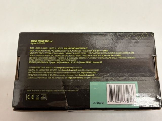 DONGAR Dashcam adaptor DCA-12T TOYOTA/LEXUS