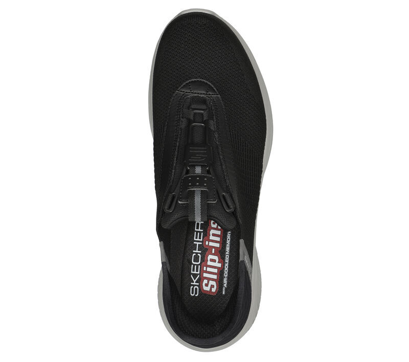Man Skechers Slip ins Ultra Flex 3.0 Finnik 232405 Color Black/Gray Brand New