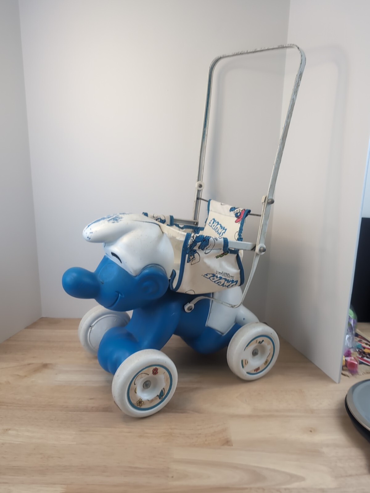 Smurf Stroller Kids Toy Doll Stroller