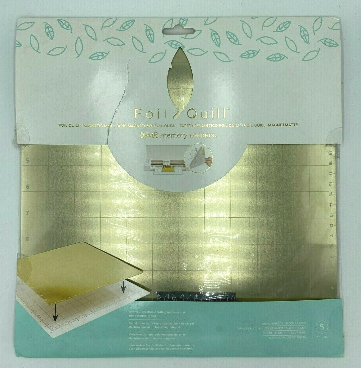 We R Memory Keepers Foil Quill Magnetic Mat, Metal Sheet and Magnet Strips