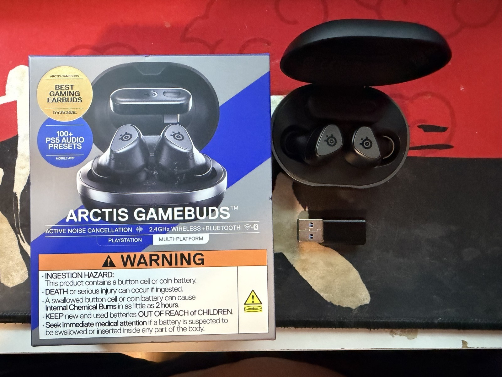 SteelSeries Arctis GameBuds True Wireless Gaming Earbuds - Multi Platform