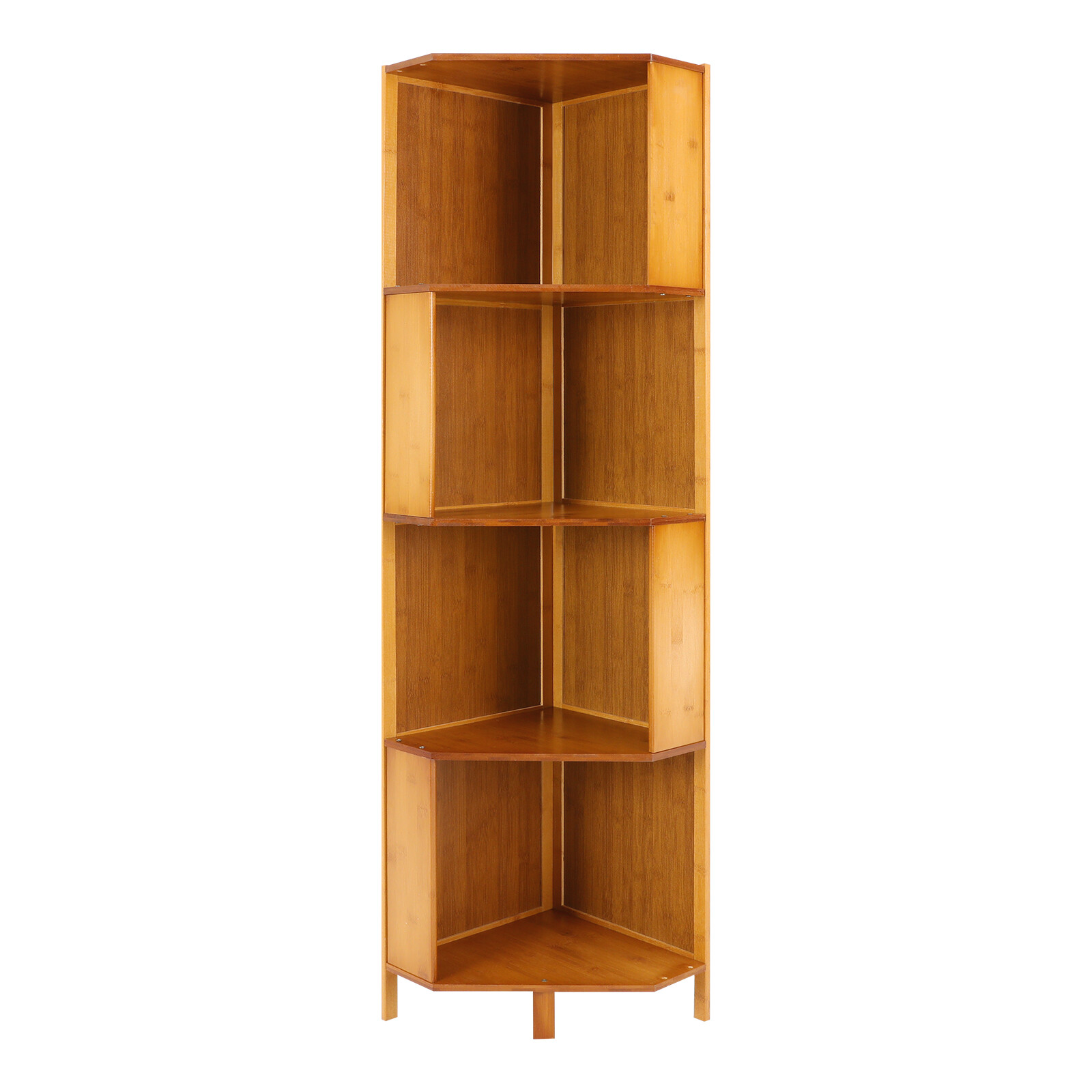 Corner Bookcase A-Shaped Display Bookshelf Multifunctional Storage Display Stand