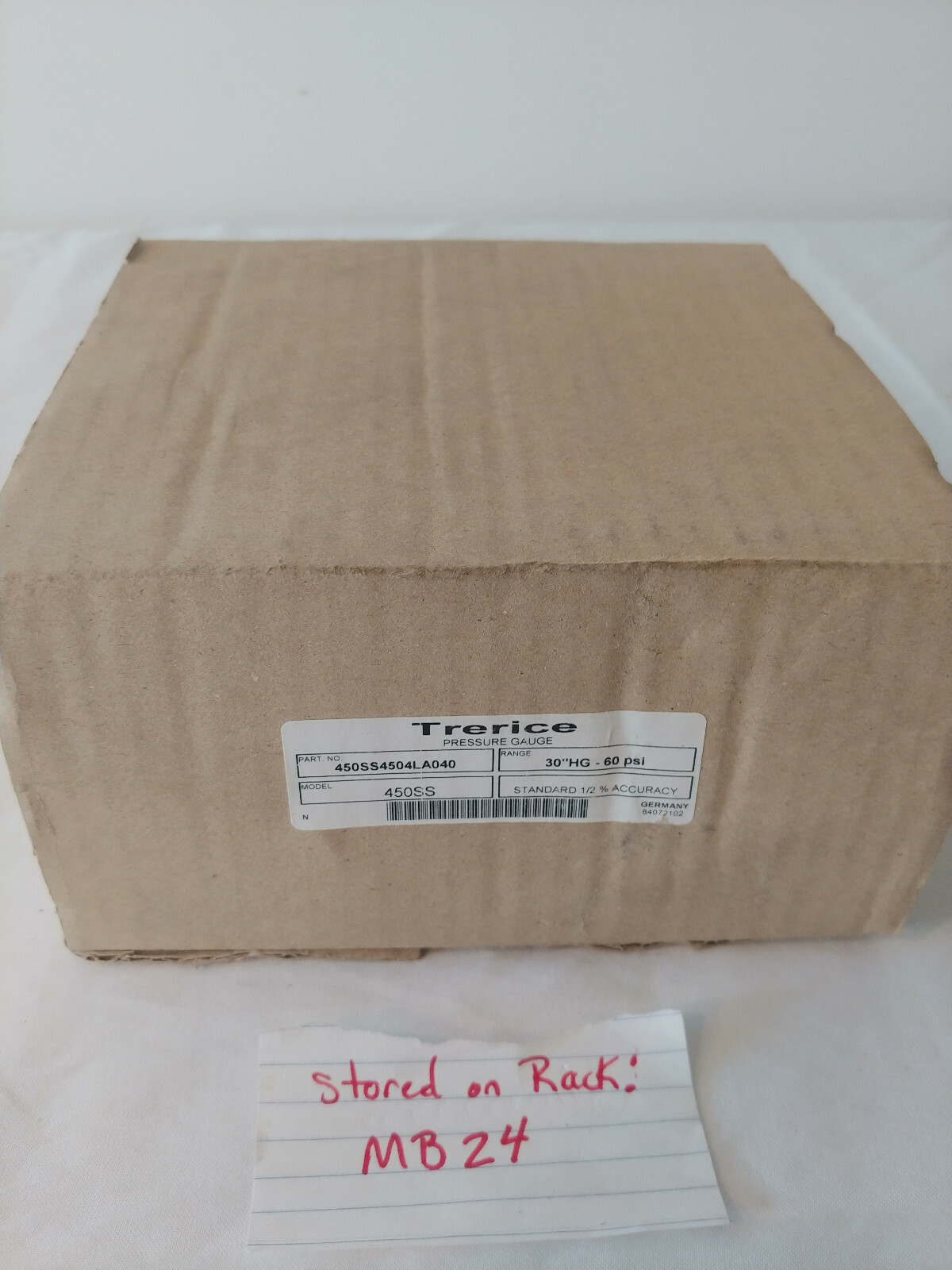 Trerice Pressure Gauge 450SS 450SS4504LA040  30"HG-60 psi