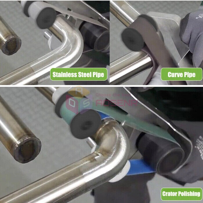 Tube Pipe Belt Sanders Polisher Stainless Steel Tube Polishing Machine 110V/220V