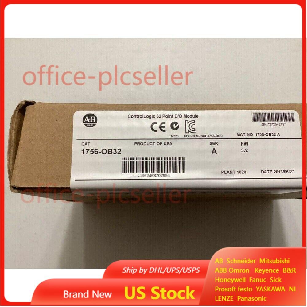 NEW-  Sealed AB 1756-OB32 SER A ControlLogix 32 Point DO Module 1756-OB32 USA