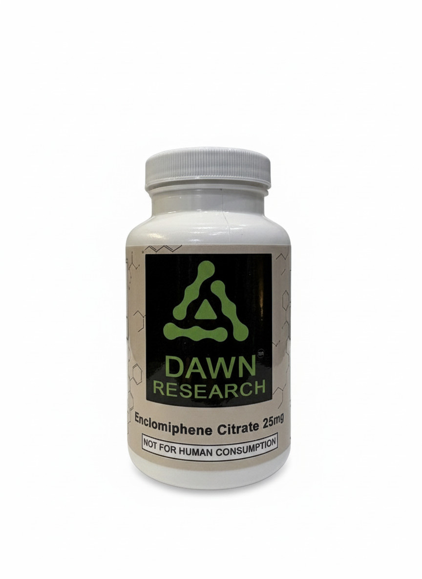 Dawn Research Enclomiphene 25mg 100 Capsules For Research Purposes ONLY