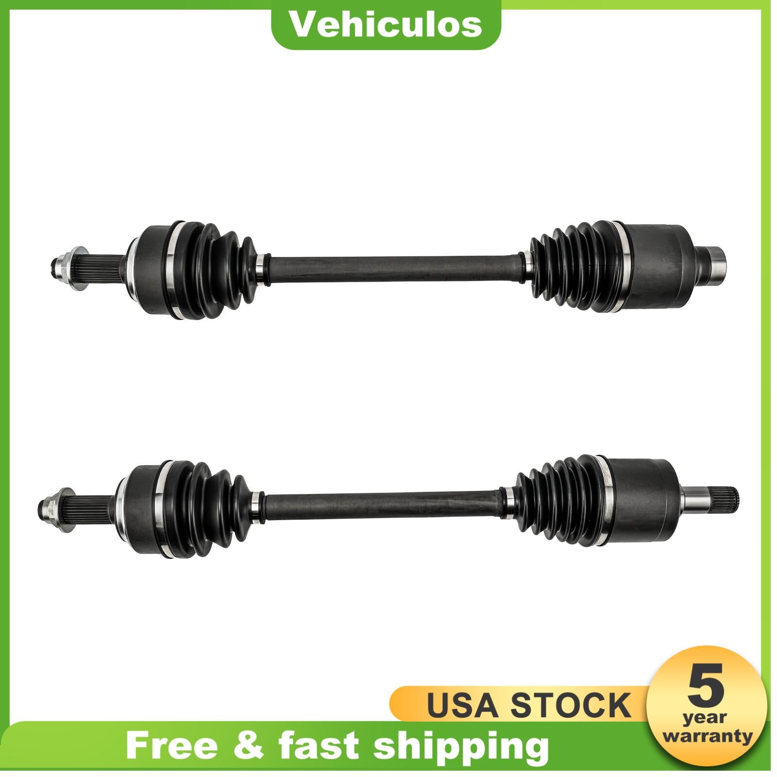Pair Front CV Axle Shaft For Honda Odyssey FWD 3.5L V6 2007-2010 60-4258 60-4225