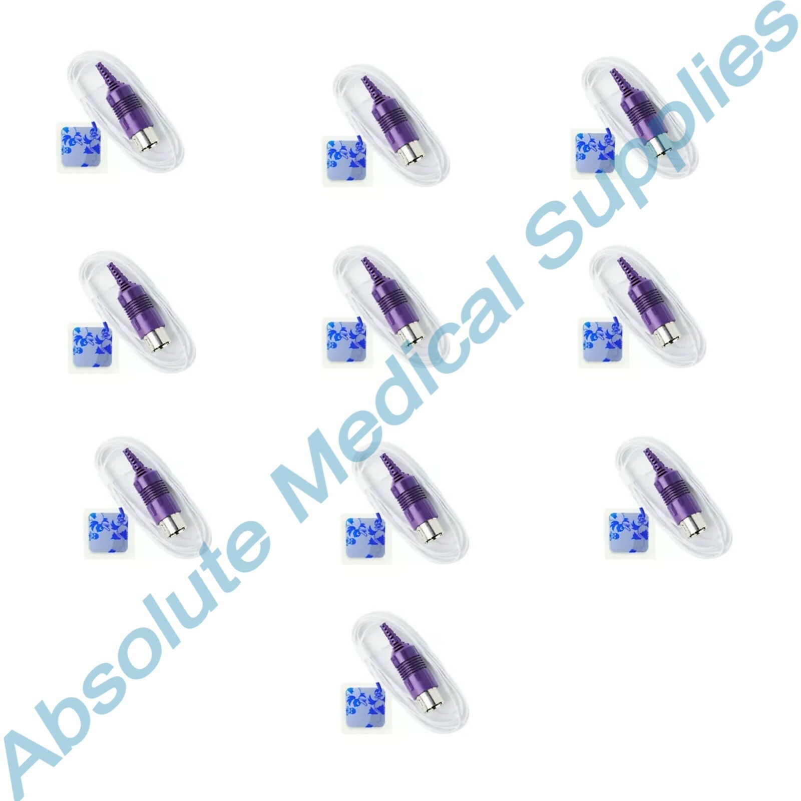 *10-Pack* DeRoyal HYDRO-TEMP Neonatal Temperature Skin Sensor HNICU-25
