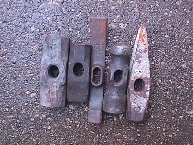Blacksmith Machinist Hammer Head Lot CROSS PEEN BALL PEEN CHIPPING
