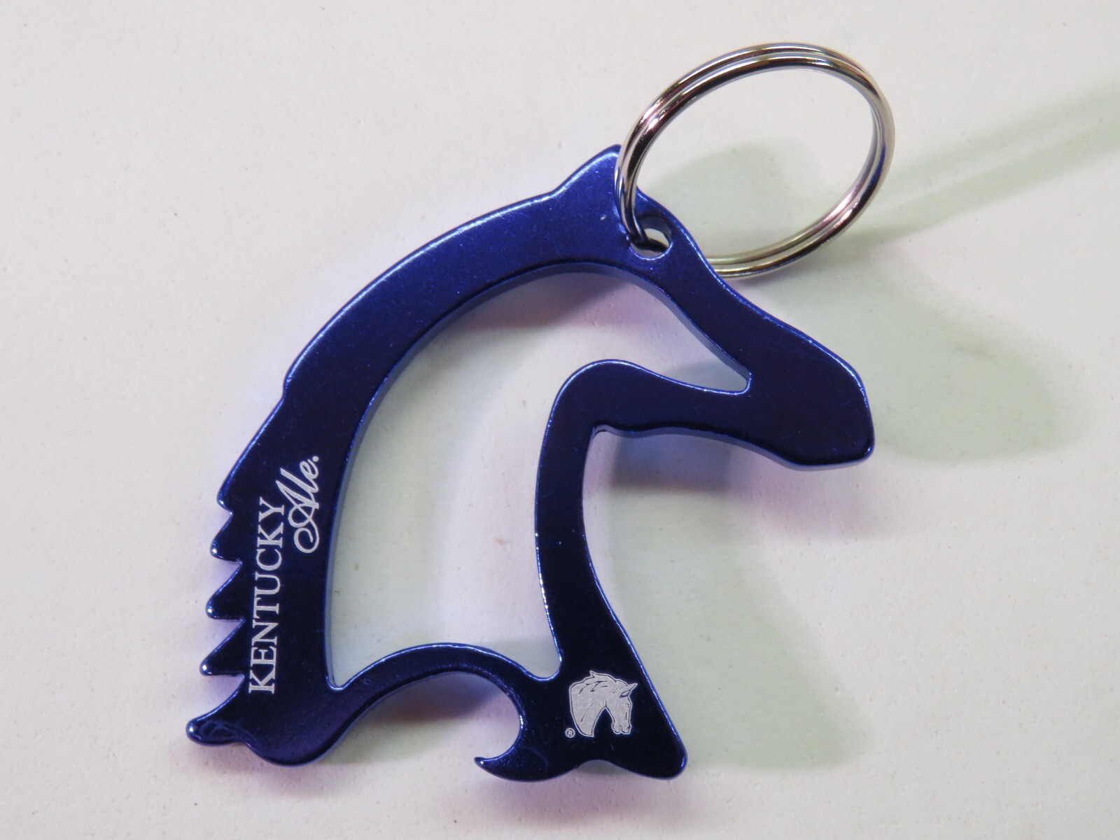 Metal Horse Shaped Key Chain Bottle Opener: ALLTECH'S LEXINGTON Brewing Kentucky
