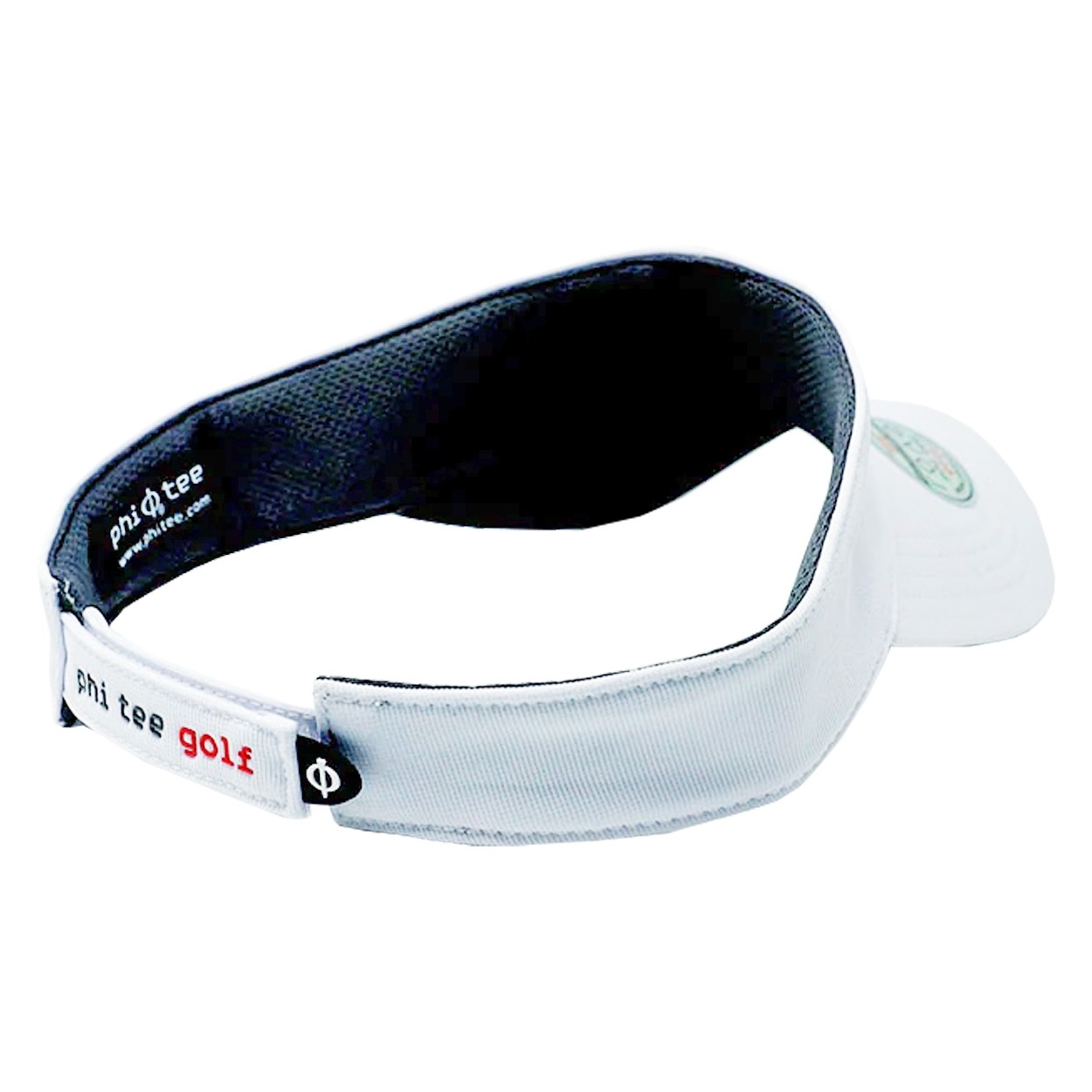 Phi Tee Golf Men's Hook and Loop Adjustable Golf Visor, NEW