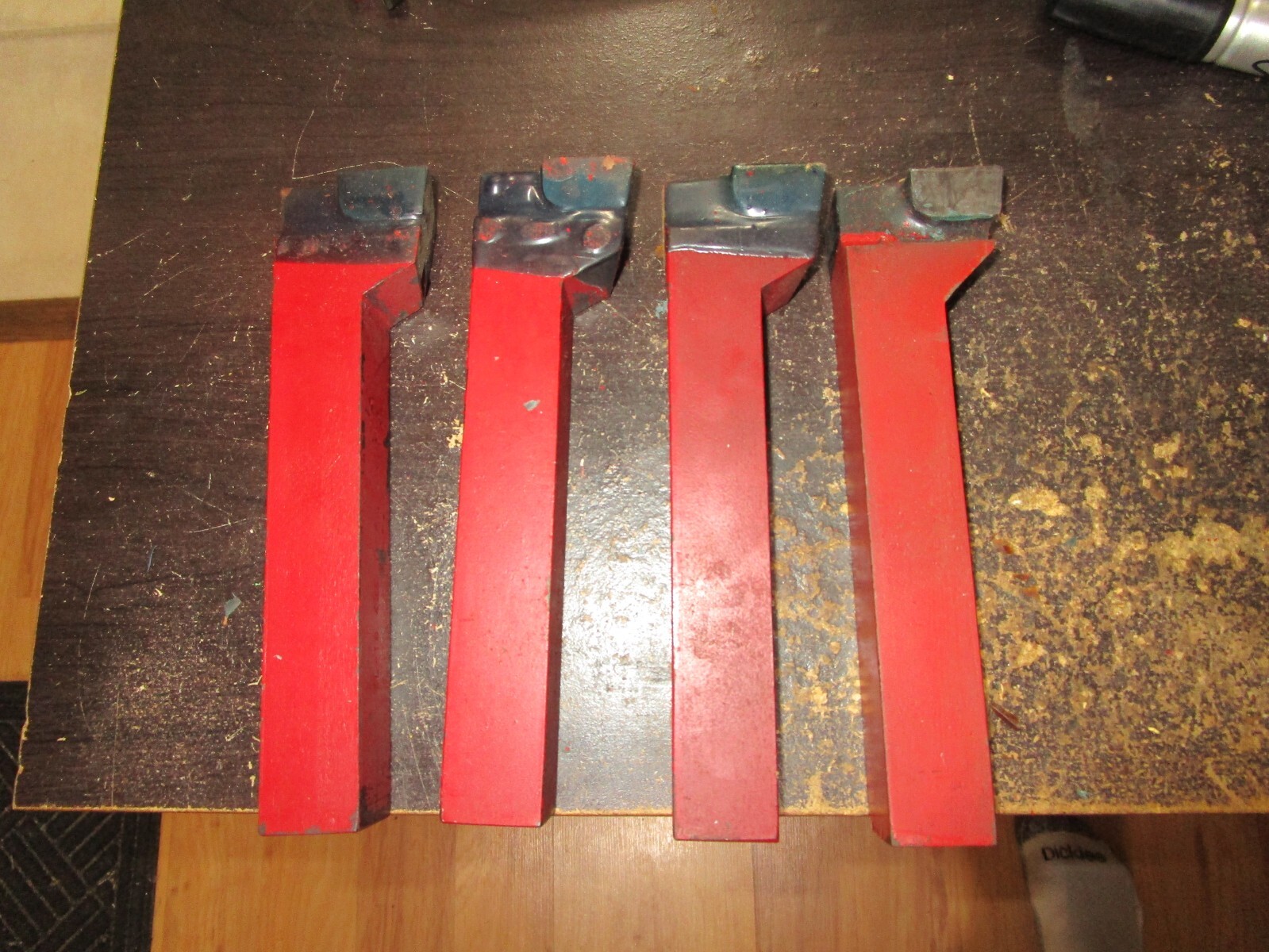 4 NOS HUGE 1" Square ADAMAS FL-16 434 Carbide Tipped Lathe Tool Bits USA