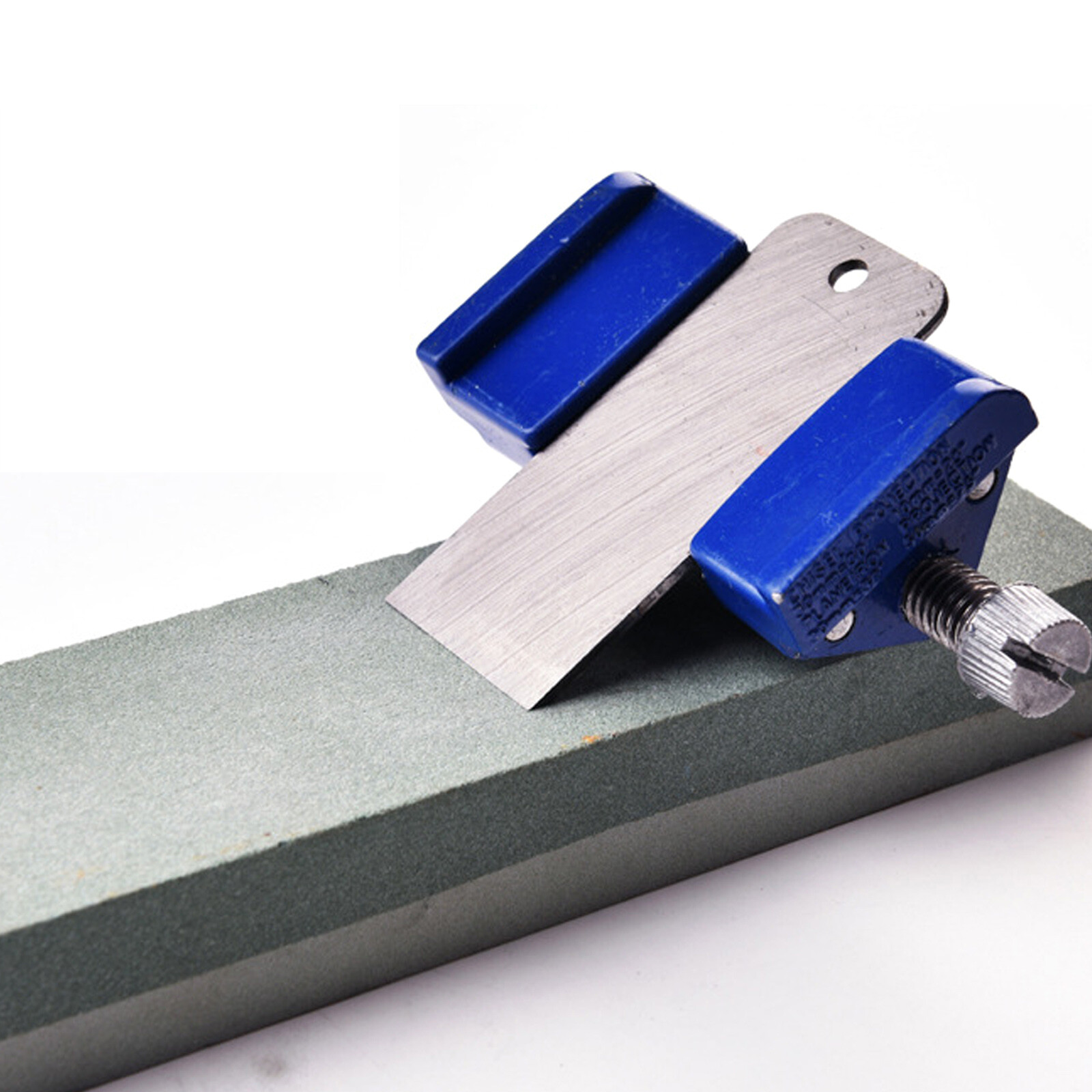 Manual Sharpener Metal Sharpening And Angle Setting Tool Shaft Sleeve Blue