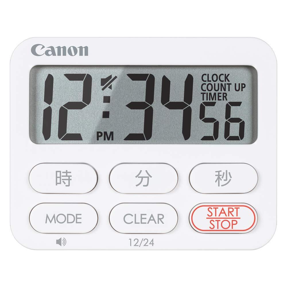 Canon Clock Timer Kitchen Timer Antibacterial Magnet Large LCD From Japan