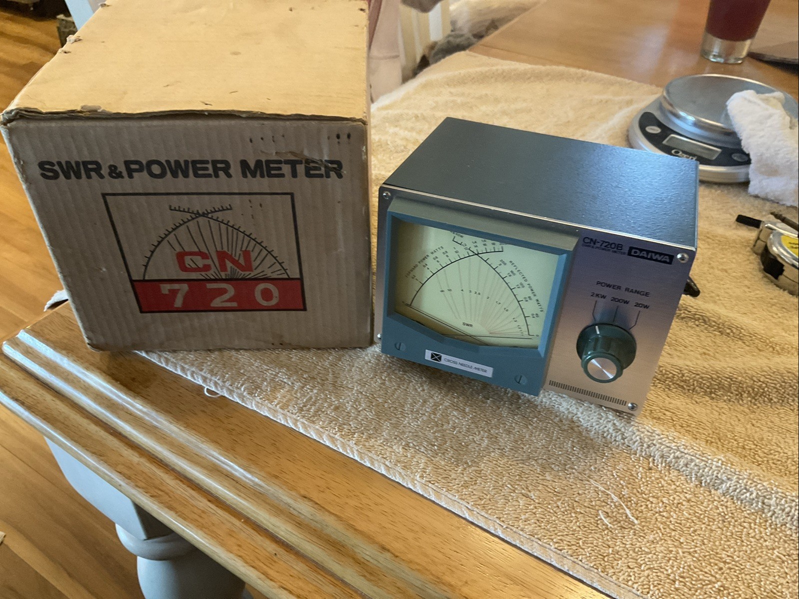 CN 720B HAM RADIO Cross Needle Watt Meter SWR TESTED Not Bird 43