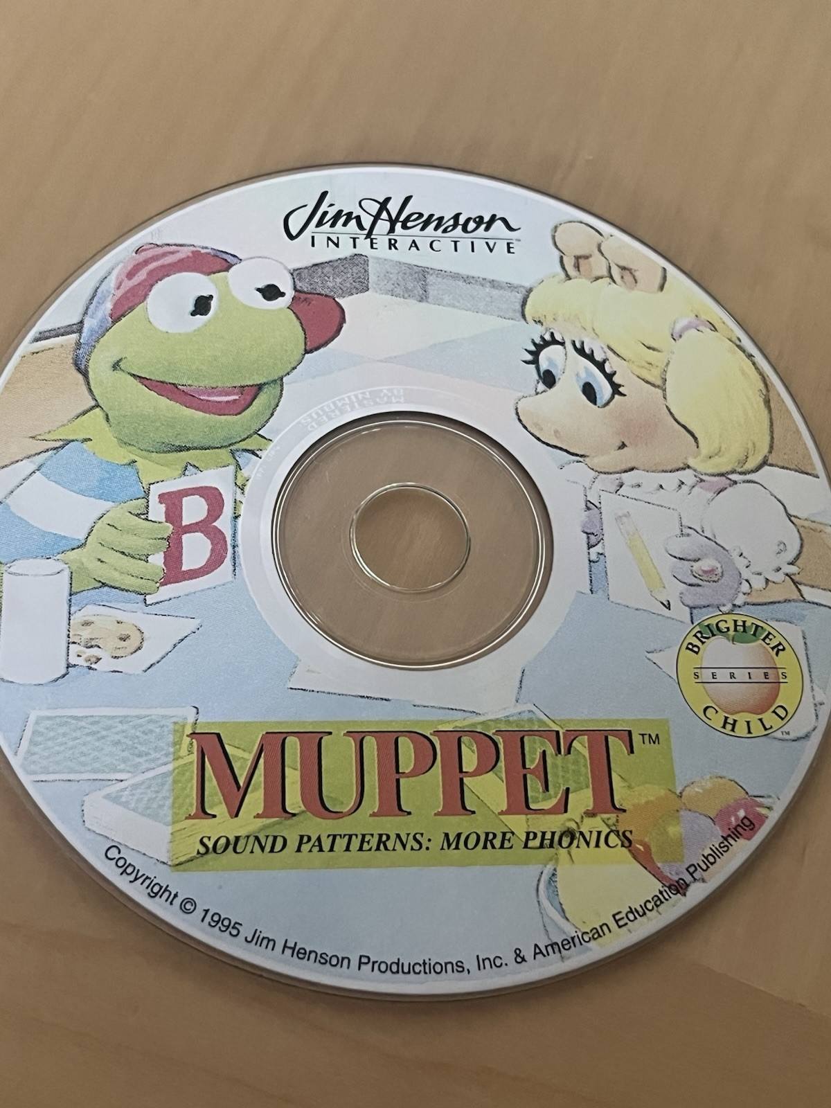 Vintage 1995 Jim Henson Muppet Sound Patterns Phonics PC CD-ROM For Windows