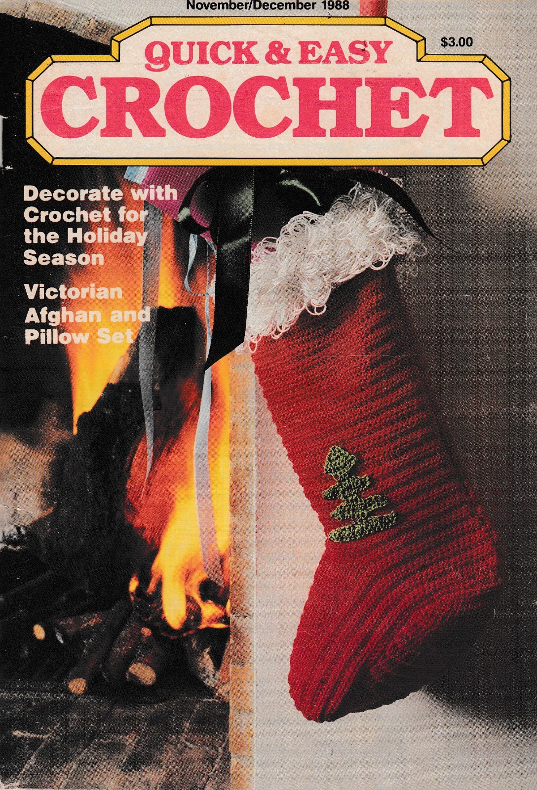 Quick & Easy Crochet Magazine | November-December 1988 Volume III Issue 6