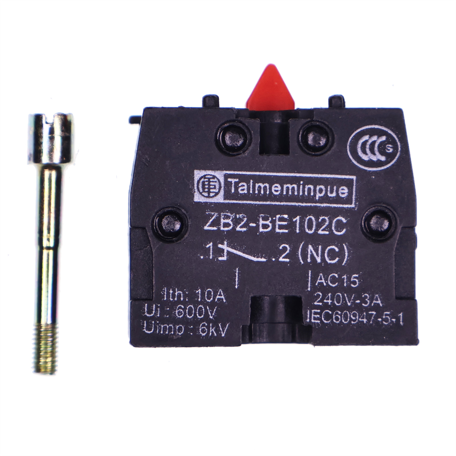 New For Telemecanique ZB2-BE102 Contact Block