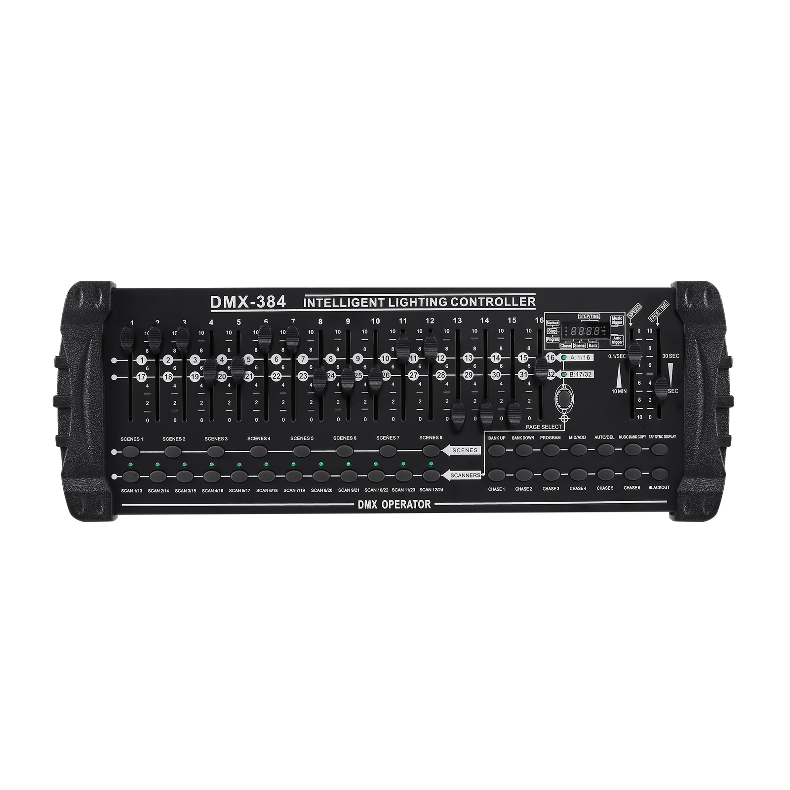 DMX 512 384 Channels Operator Console Controller For Stage Lighting DJ Party