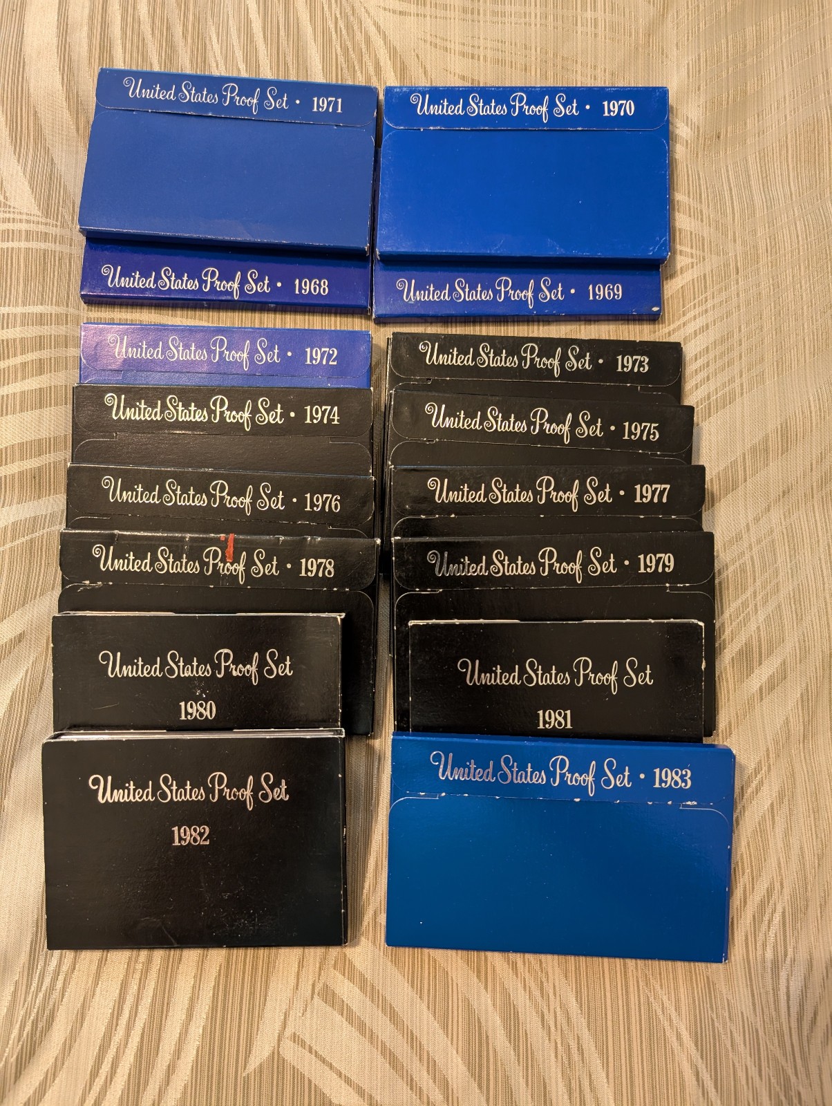 1968/69/70/71/72/73/74/75/76/77/78/79/80/81/82/83 US Proof Coin Sets