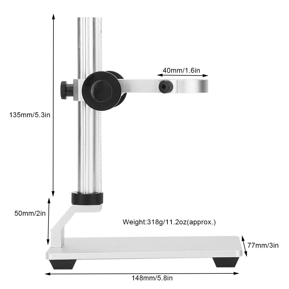 USB Microscope Bracket Digital Microscope Lift Support Holder Accessory Part
