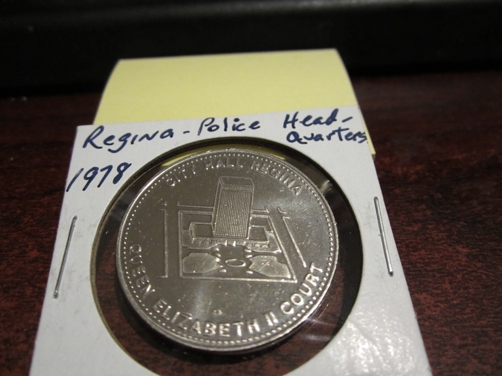 1978 - Regina - Police HQ, SK - Commemorative - Canada Trade Dollar / Token