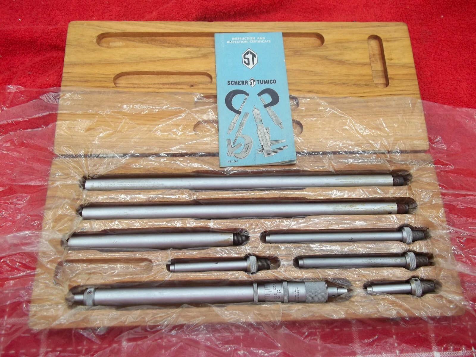 Scherr Tumico 10-0636 Inside Micrometer Set, 4 1/2-36" Range (MN-11)