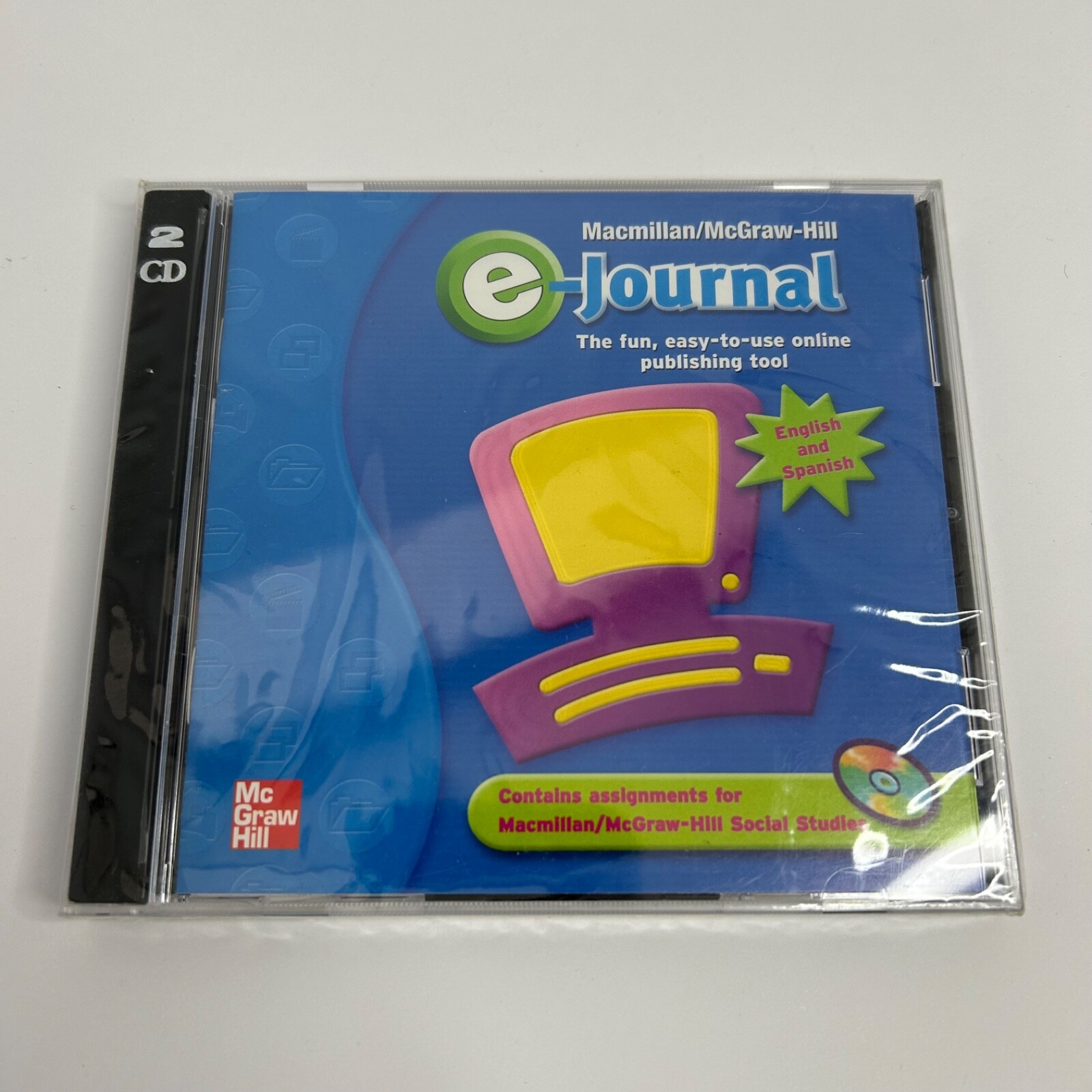 e-Journal PC Social Studies Macmillan McGraw-Hill 2003 Windows Mac Sealed