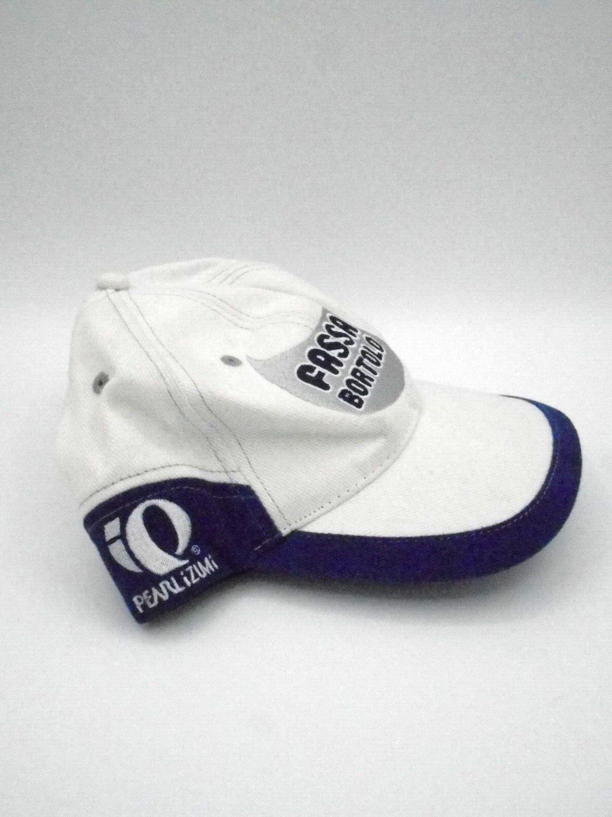 2002 Pearl Izumi Fassa Bortolo Cycling Team Adjustable Baseball Cap in White