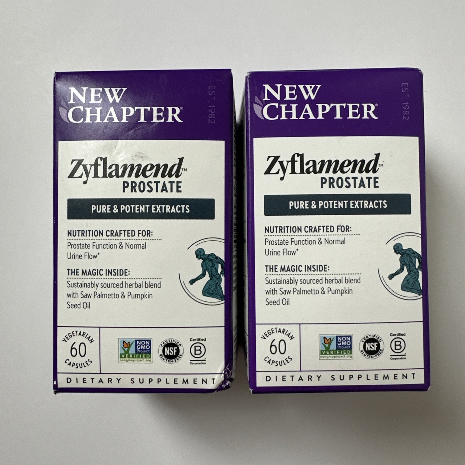 (2) New Chapter Prostate Supplement Zyflamend Prostate Exp. 10/26+