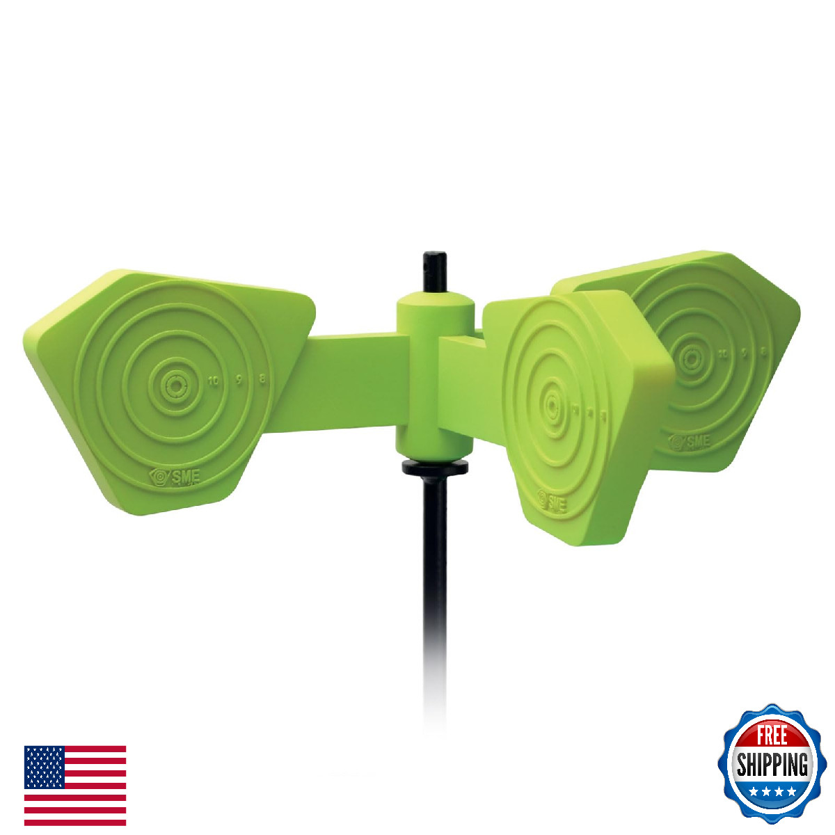 SME Self-Healing Windmill Target - All Calibers, Durable Steel Frame