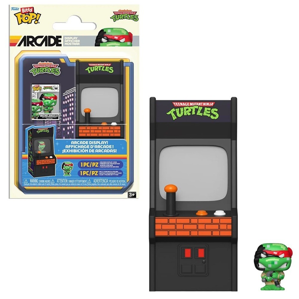 Funko Bitty POP! Arcade Cabinet Teenage Mutant Ninja Turtles -  Michelangelo