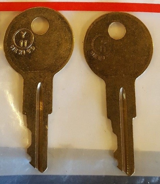 2-Keys ONLY FOR Sentry Safe Box 2100 Chests Letters A-B-C-G-H-I-J-K-L-M-O-W key