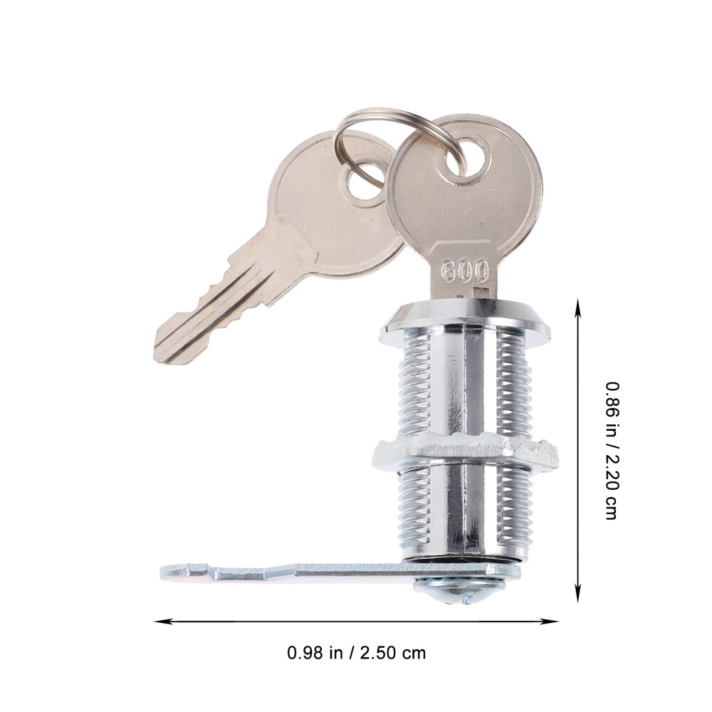 Cam Lock Desk Drawer File Cabinet Locks Mailbox Replacement with Key